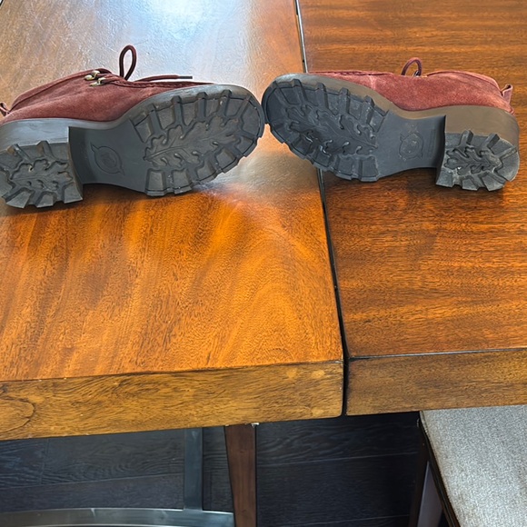 Born Women's Ankle Boots in Burgundy - Picture 3 of 5